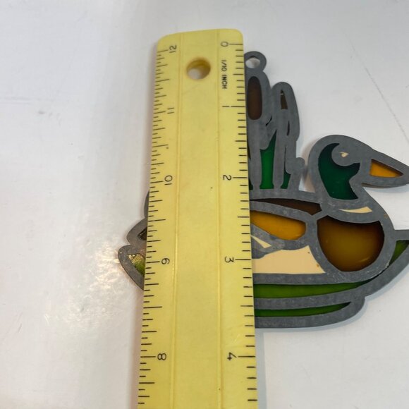 Stained Glass Cardinal & Mallard Duck Suncatchers Nature-Inspired Decor Handcraf - Picture 11 of 13